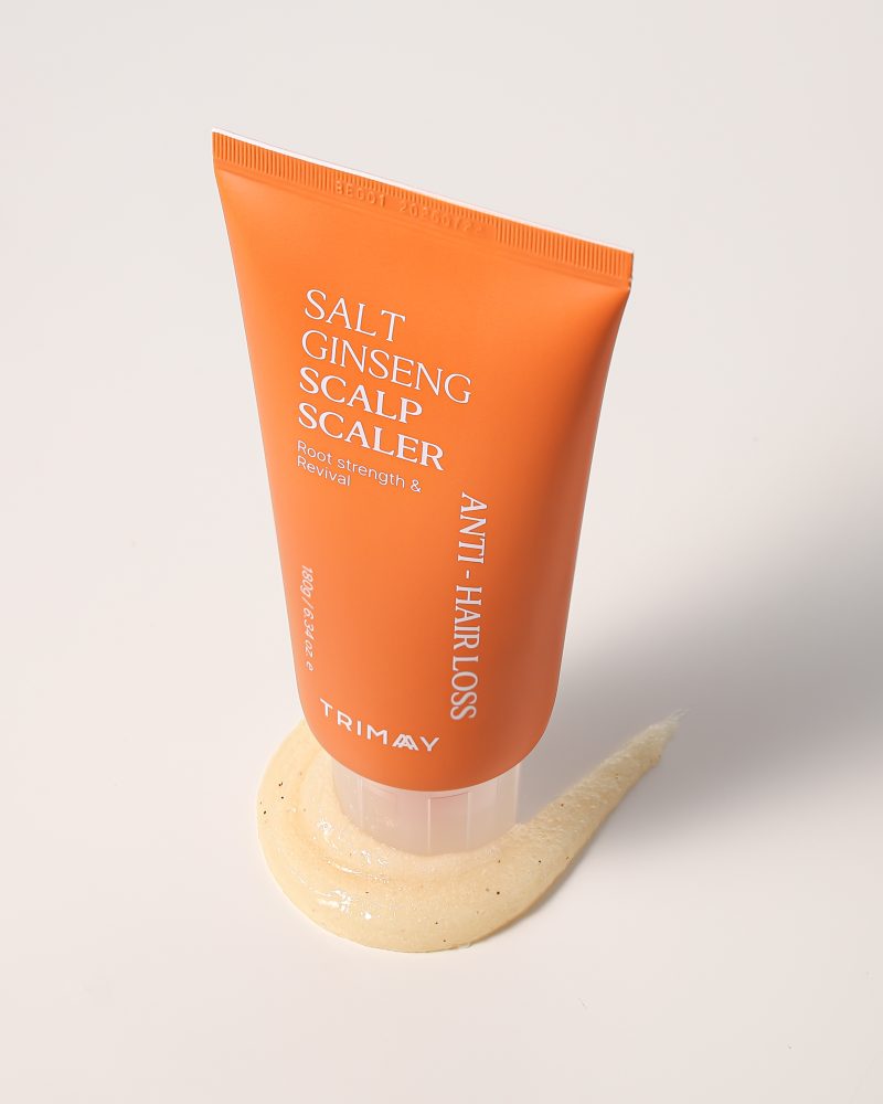 TRIMAY Salt Ginseng galvos odos šveitiklis nuo plaukų slinkimo su ženšenio ekstraktu, 180ml.