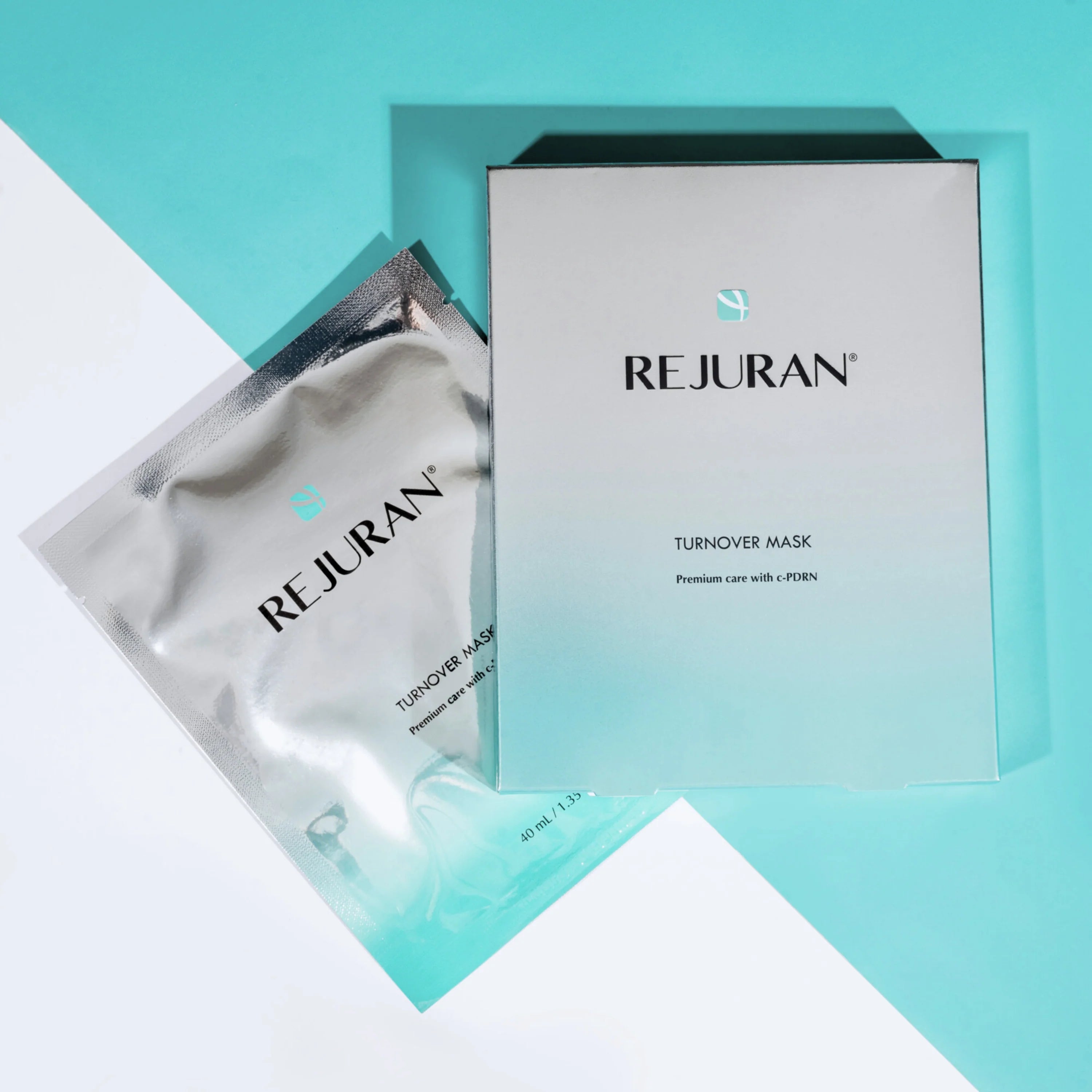 REJURAN Turnover Premium drėkinanti lakštinė veido kaukė su c-PDRN