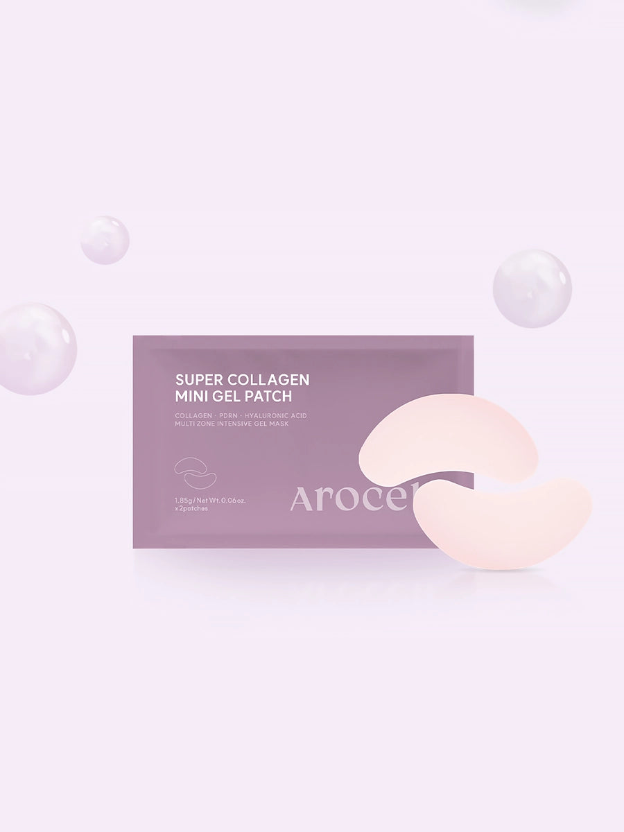 AROCELL Super Collagen PDRN hidrogelinės paakių kaukės su kolagenu (2vnt.)