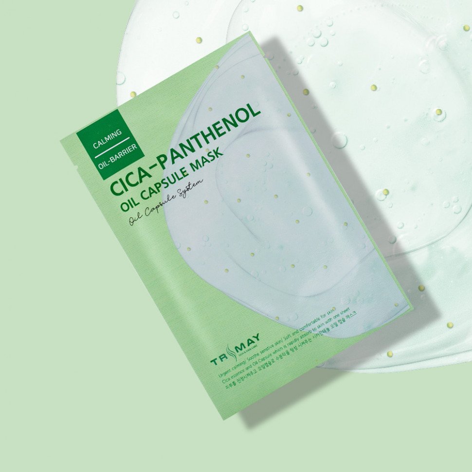 TRIMAY Cica-Panthenol raminanti lakštinė kaukė su pantenoliu