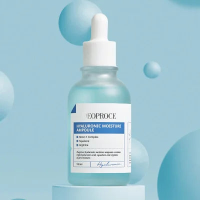 DEOPROCE Hyaluronic Moisture drėkinantis veido serumas su hialuronu, 100ml.