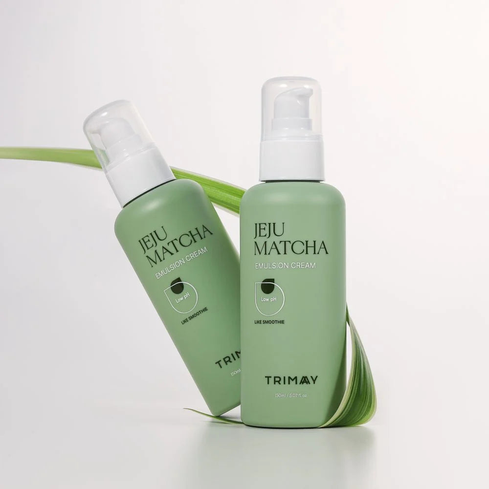 TRIMAY JEJU Matcha funkcionalus emulsinis veido kremas su žaliąja arbata, 150ml.