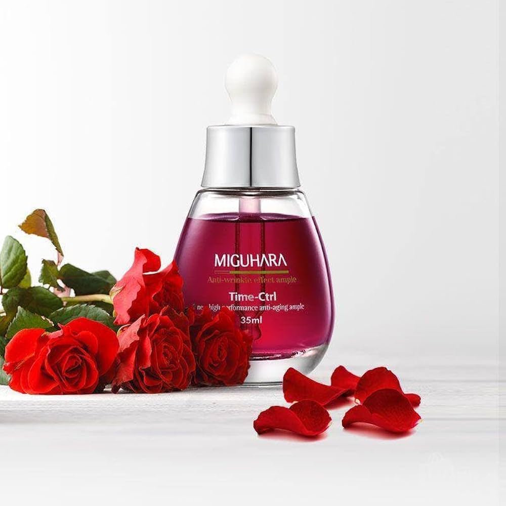 MIGUHARA Anti-Wrinkle Effect priešraušklinis veido serumas, 35ml.