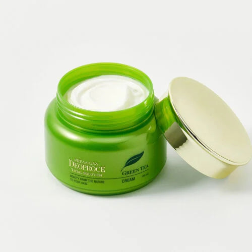 DEOPROCE Premium Green Tea Total Solution veido kremas su žaliąja arbata, 100ml.