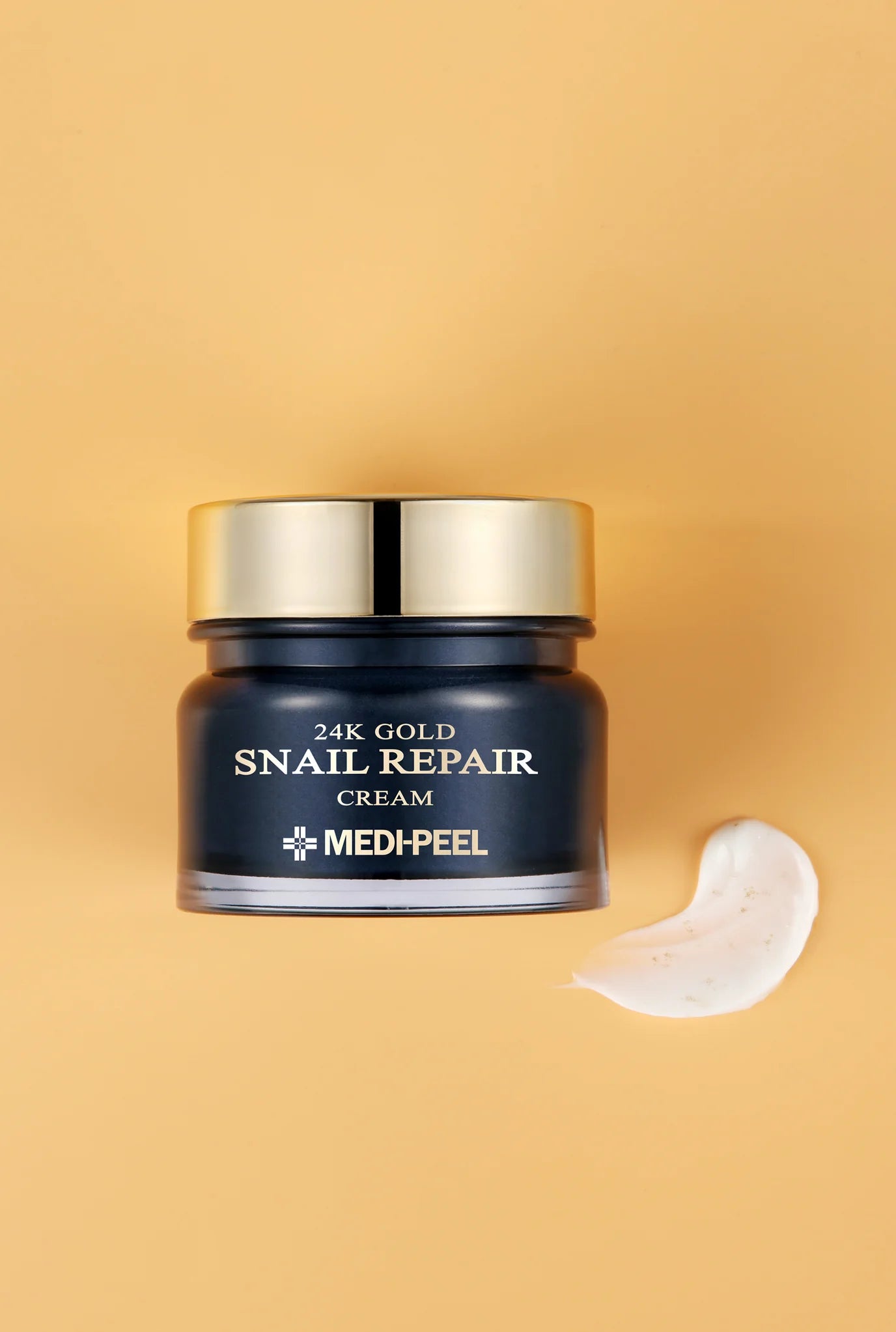 MEDI-PEEL Snail Repair itin  drėkinantis veido kremas su 24K aukso ir sraigių ekstraktu, 50ml.
