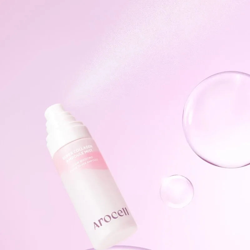 AROCELL Super Collagen liftinguojanti veido dulksna-serumas, 30ml.