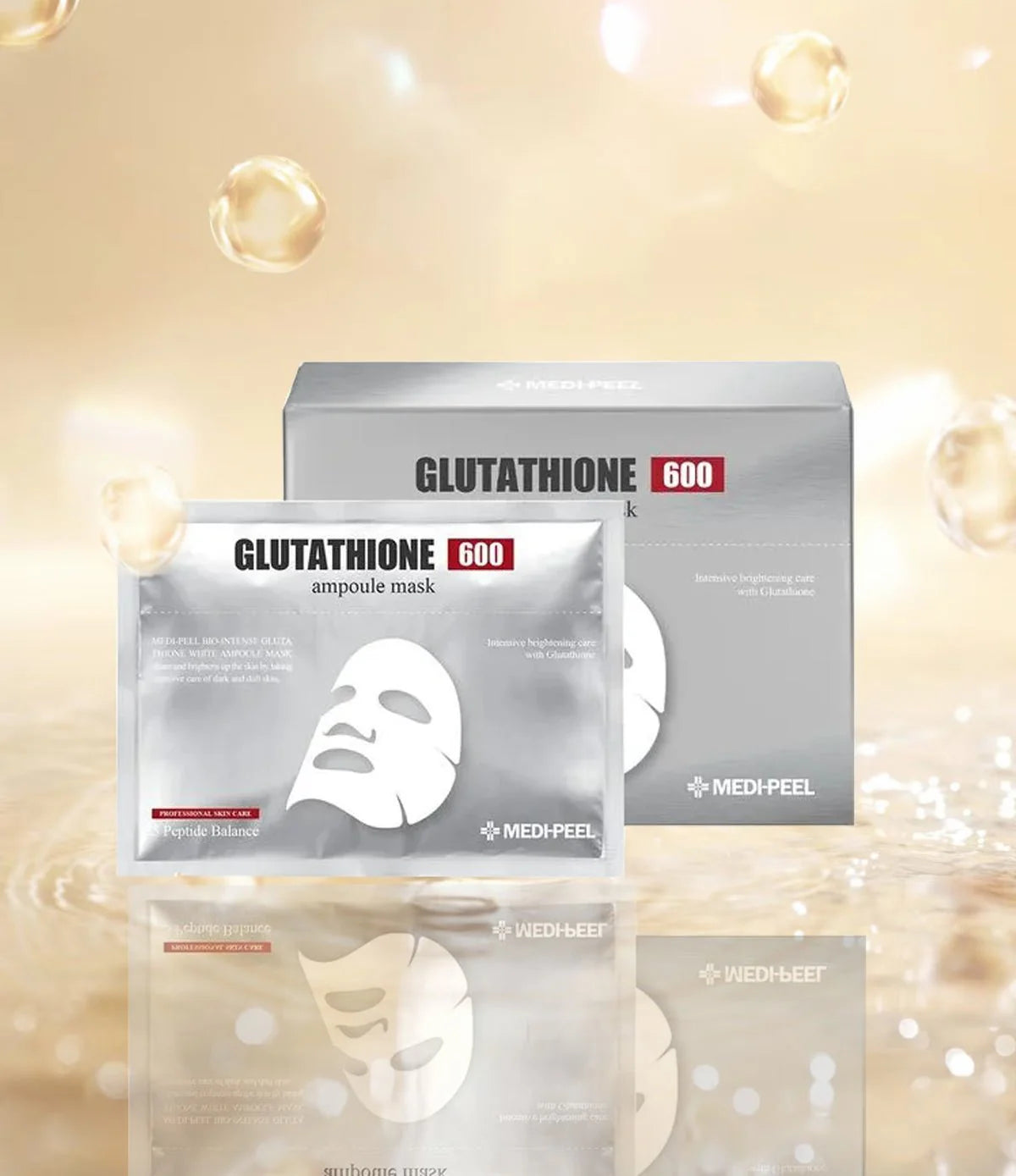 MEDI-PEEL Glutathione intensyvi šviesinamoji lakštinė veido kaukė