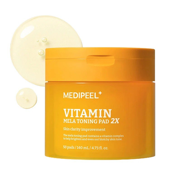 MEDI-PEEL Vitamin Mela šviesinantys toniko padeliai su vitaminais, 50vnt.