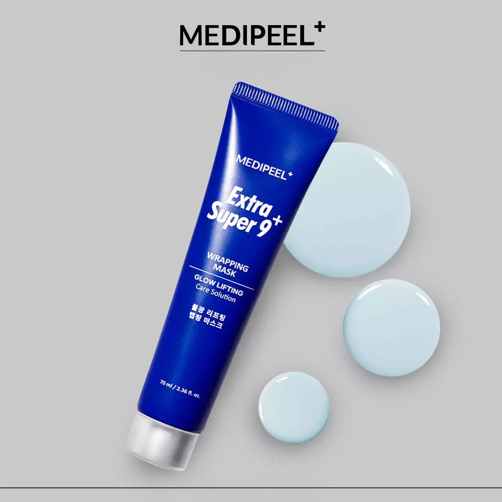 MEDI-PEEL Extra Super9+ švytėjimo suteikianti, liftinguojanti veido kaukė, 70ml.
