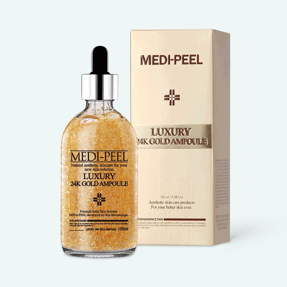 MEDI-PEEL Luxury Gold brandžios odos serumas su 24K aukso ekstraktu, 100ml.