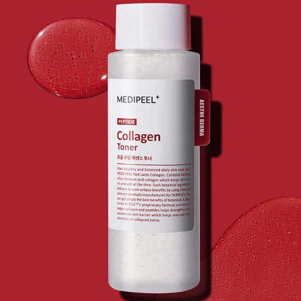 MEDI-PEEL Peptide Collagen elastingumo suteikiantis tonikas/esencija su peptidais ir kolagenu, 200ml.