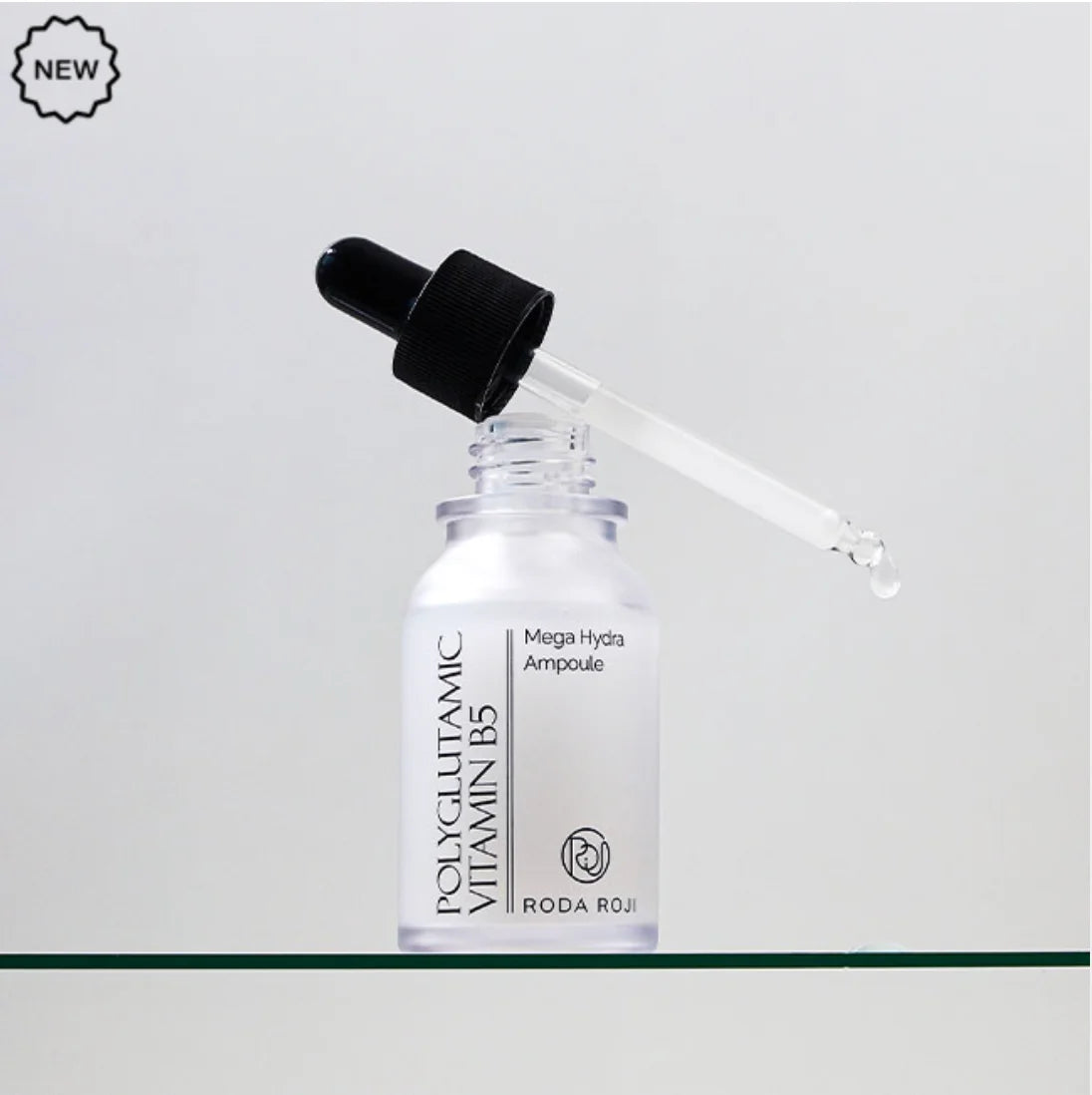 RODA ROJI Polyglutamic Vitamin B5 Mega Hydra giliai drėkinantis serumas su Vitaminu B5, 30ml.