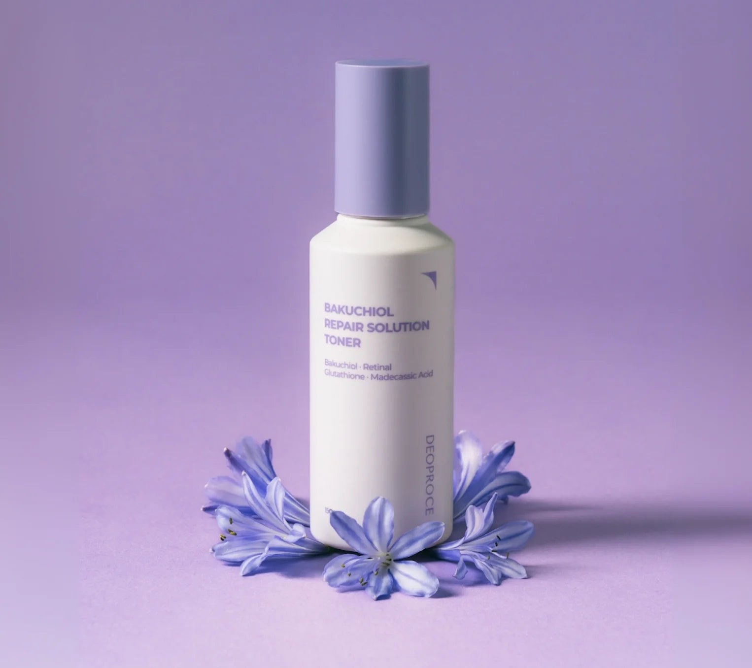 DEOPROCE Bakuchiol Repair Solution anti-aging drėkinantis tonikas, 150ml.