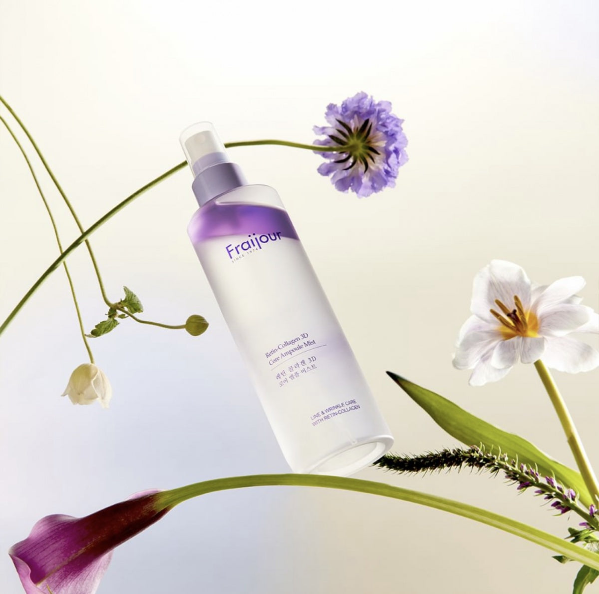 FRAIJOUR Retin-Collagen 3D senėjimą lėtinantis serumas-dulksna su kolagenu, 200ml.