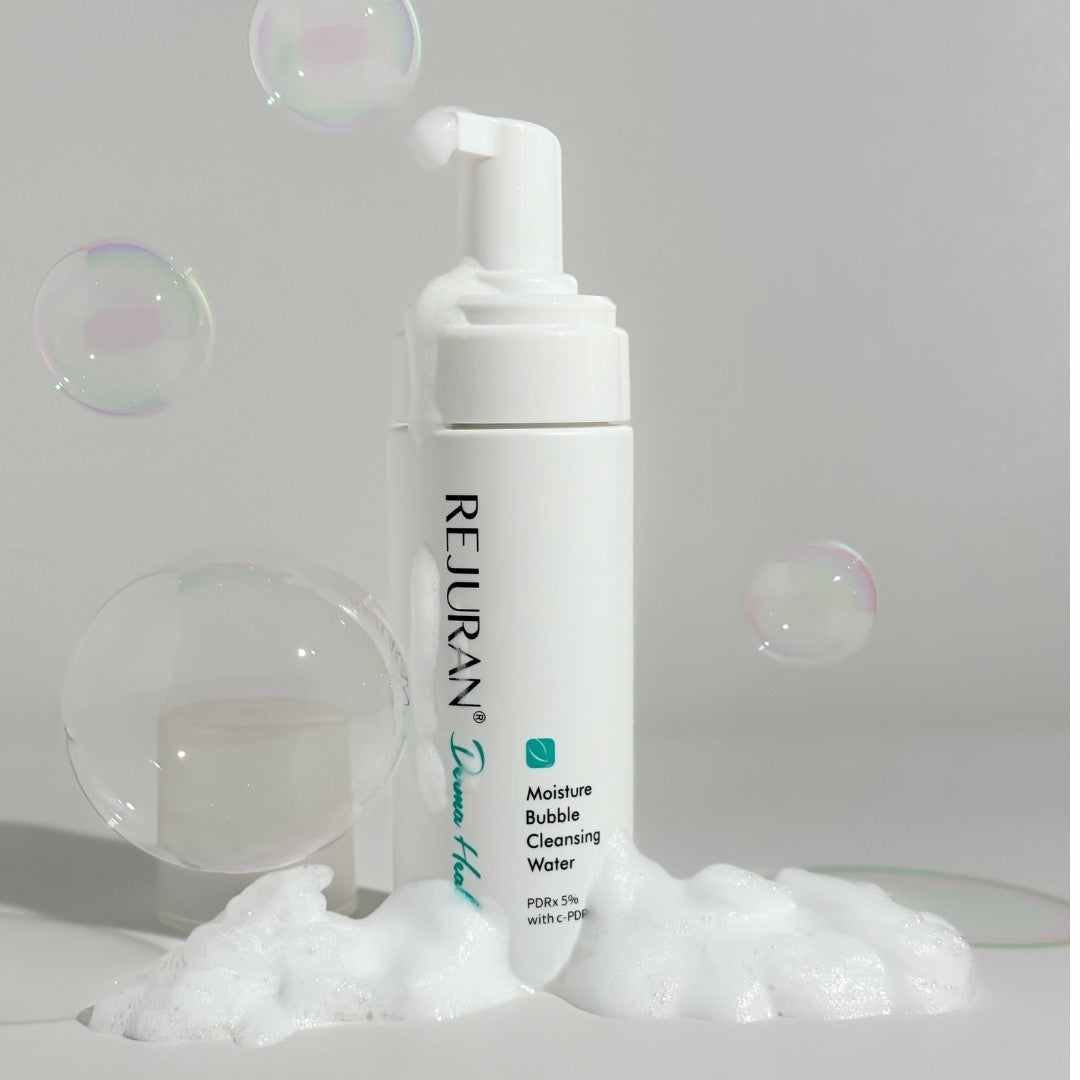 REJURAN Moisture Bubble drėkinantis veido prausiklis-putos su c-PDRN 5%, 150ml.
