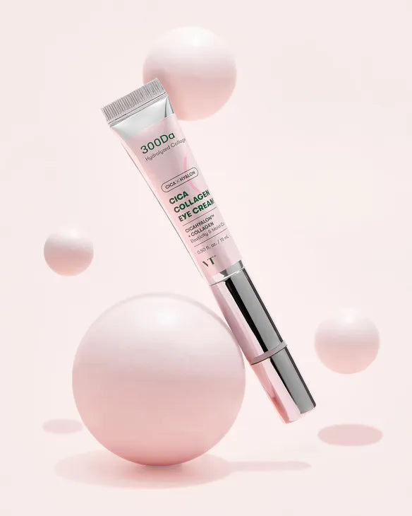 VT Cosmetics CICA Collagen intensyvaus veikimo paakių kremas su vibraciniu aplikatoriumi