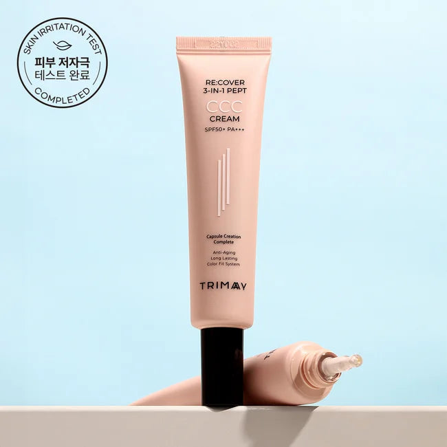 TRIMAY 3-in-1 naujasis CCC makiažo pagrindas su SPF50+, 30ml.