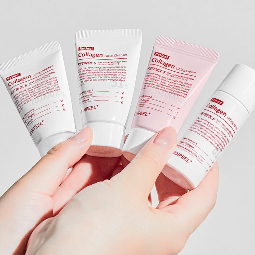 MEDI-PEEL Retinol Collagen liftinguojantis veido kremas su kolagenu ir retinoliu mini, 15ml.