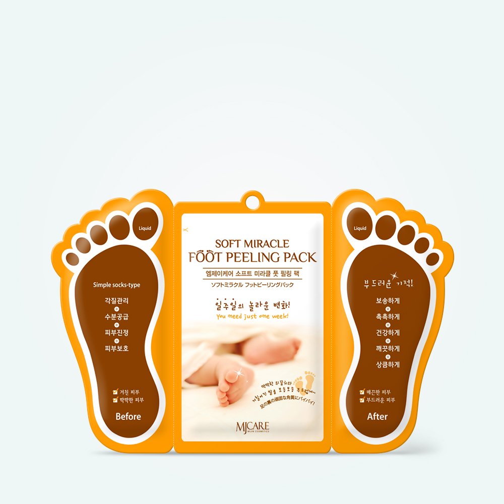 MJCARE Soft Foot pėdų šveitiklis-kojinė