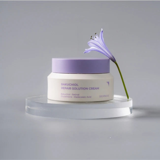 DEOPROCE Bakuchiol Repair Solution anti-aging drėkinantis kremas, 50ml.
