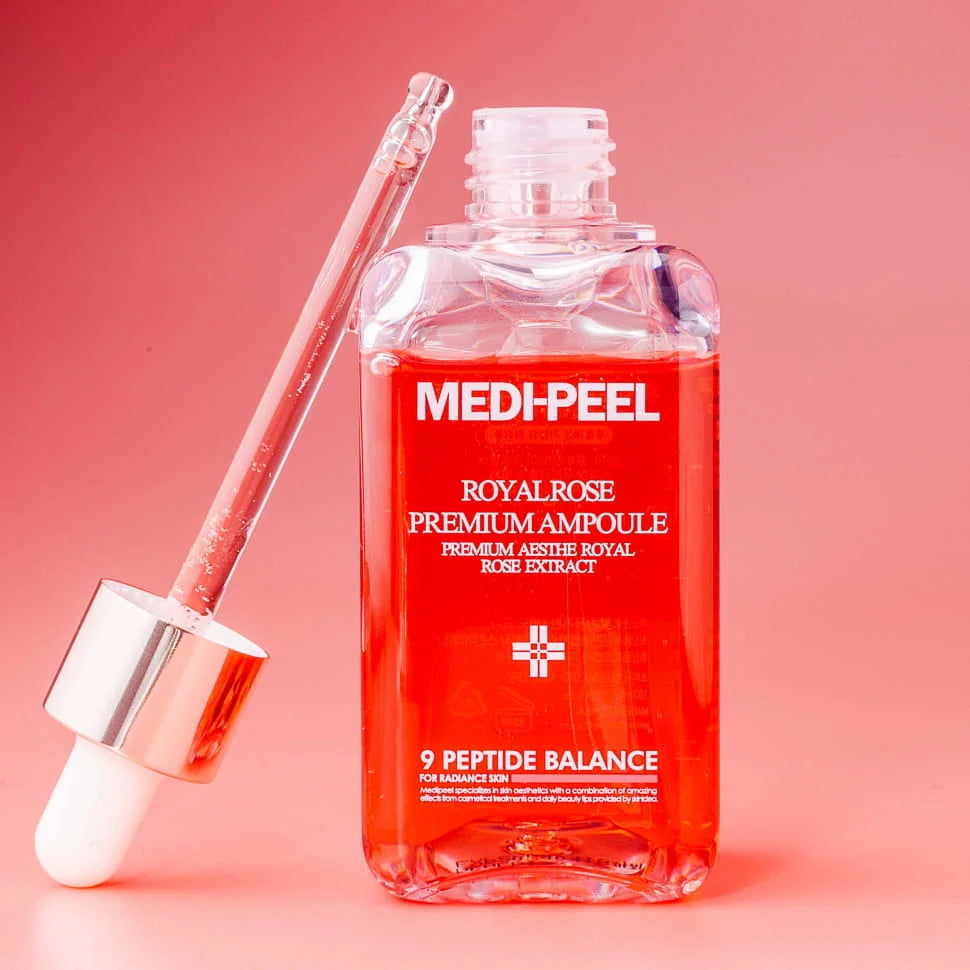MEDI-PEEL Royal Rose priešraukšlinis serumas su karališkosios rožės ekstraktu, 100ml.