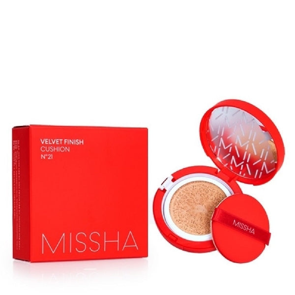 MISSHA Velvet Finish matinis makiažo pagrindas-kušonas su SPF50+