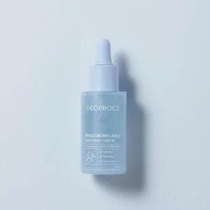 DEOPROCE Hyaluronic Aqua Soothing drėkinantis-raminantis veido serumas su hialuronu, 30ml.