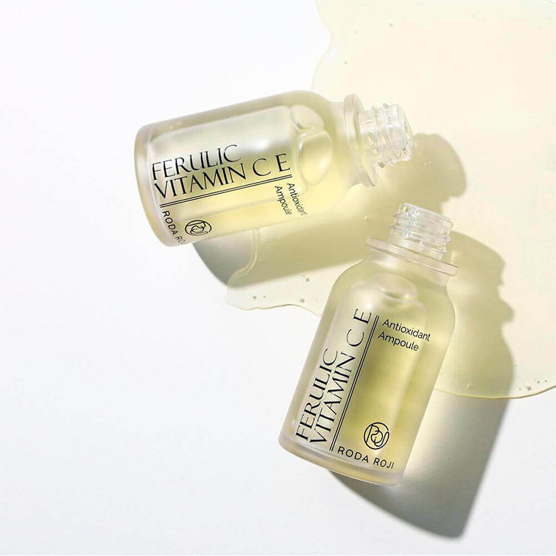 RODA ROJI Ferulic Vitamin C skaistinamasis veido serumas su vitaminais C ir E, 30ml.