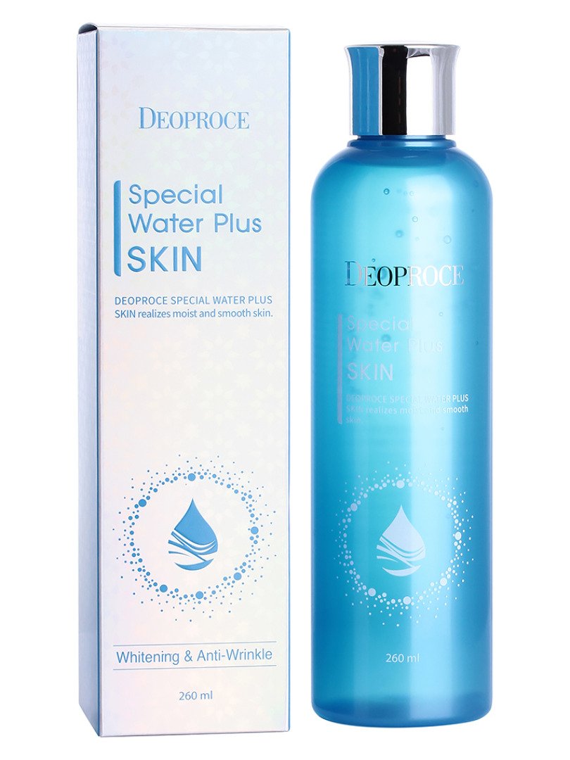 DEOPROCE Special Water Plus Skin drėkinantis veido tonikas, 260ml.