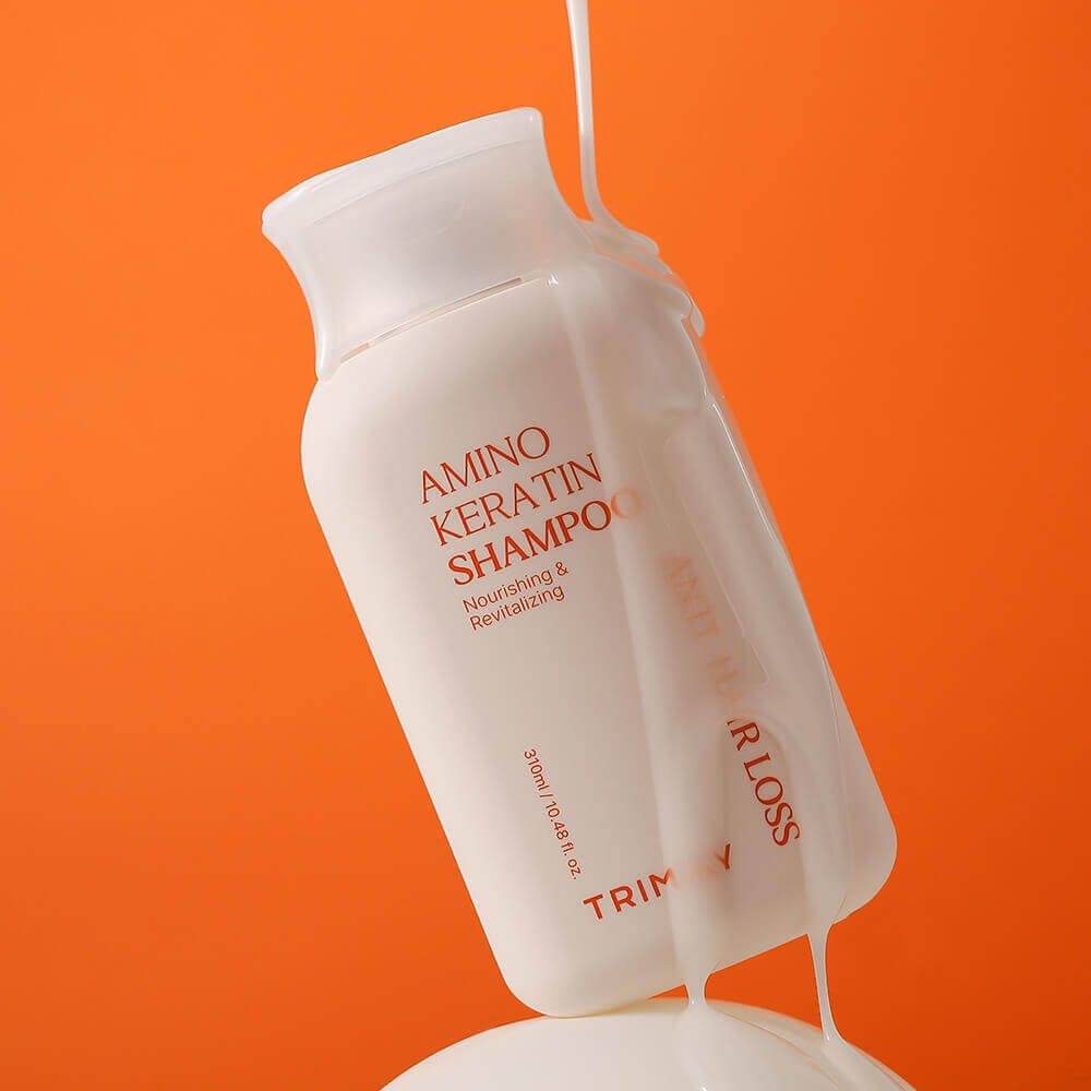 TRIMAY Amino Keratin stiprinamasis šampūnas nuo plaukų slinkimo su keratinu, 310ml.
