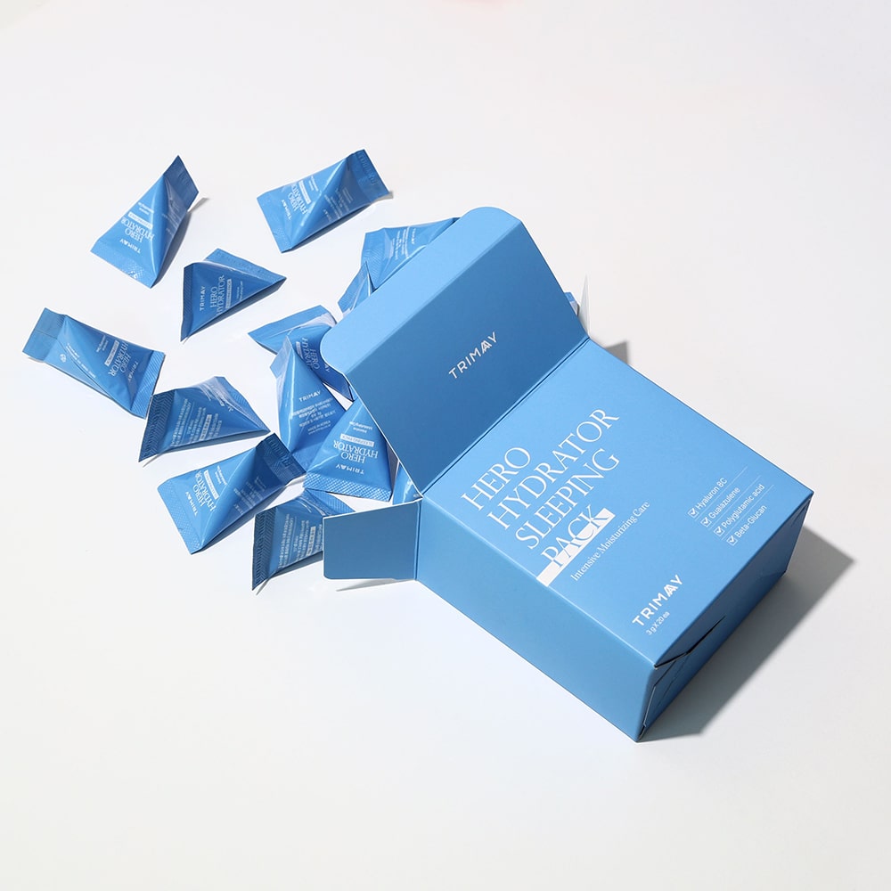TRIMAY Hero Hydrator drėkinanti naktinė kaukė su hialuronu, 1vnt.