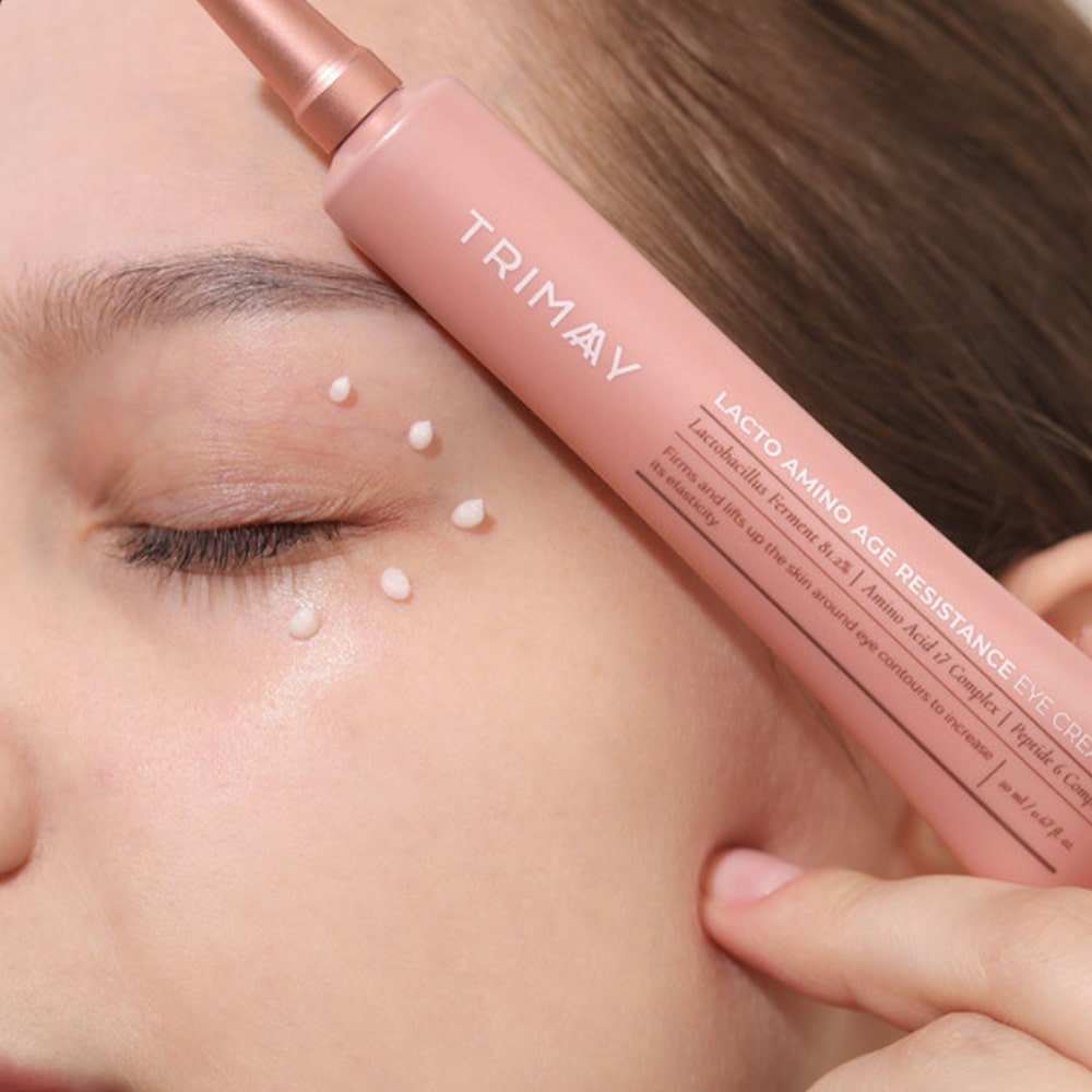 TRIMAY Lacto Amino priešraukšlinis paakių kremas su aminorūgštimis, 20ml.