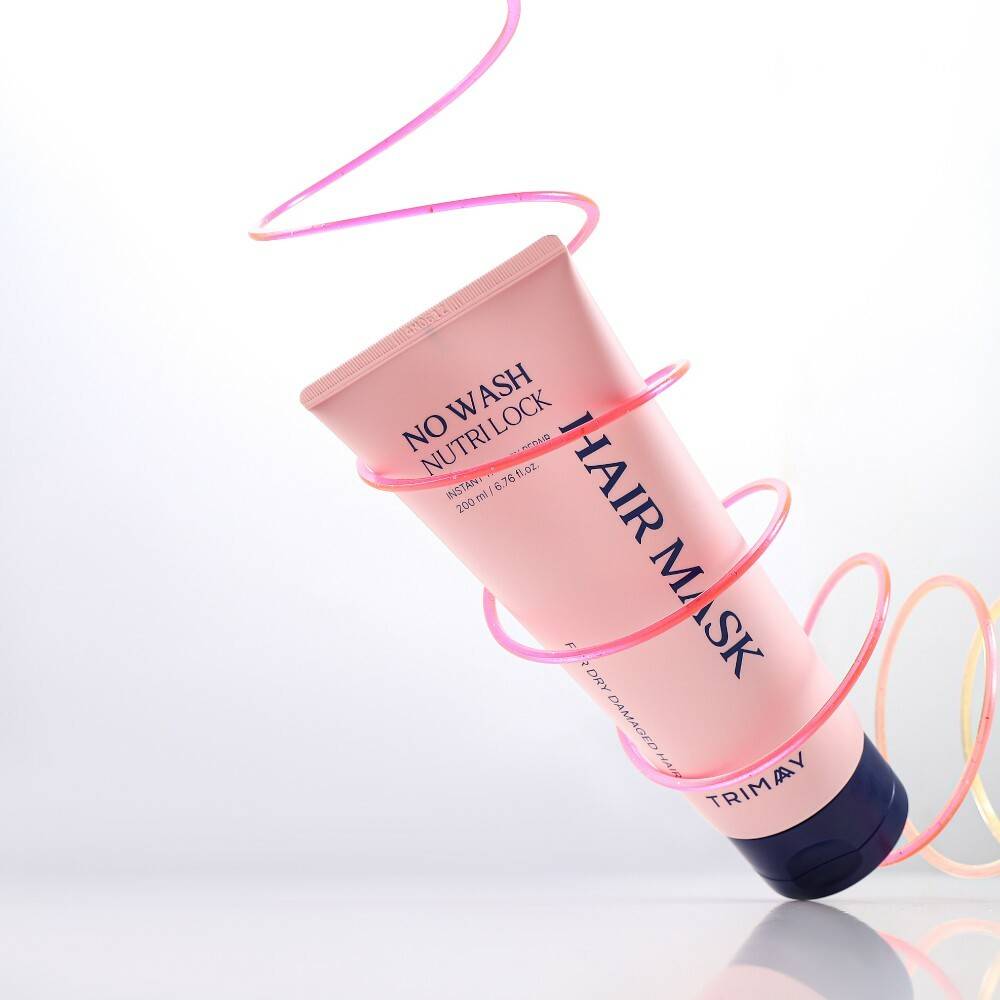 TRIMAY No Wash Nutri Lock koncentruota plaukų kaukė silpniems, pažeistiems plaukams, 200ml.