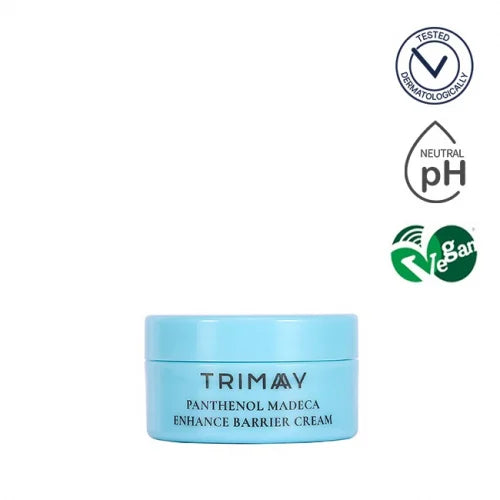 TRIMAY Panthenol Madeca raminantis-drėkinantis veido kremas mini, 10ml.