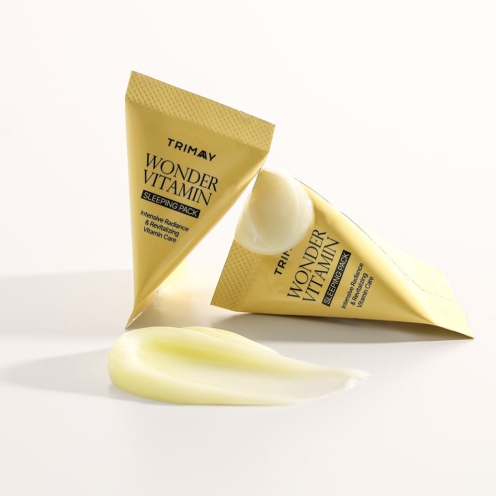 TRIMAY Wonder Vitamin skaistinanti naktinė kaukė su vitaminu C, 1vnt.