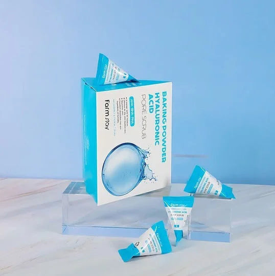 FARMSTAY Hyaluronic veido šveitiklis su hialuronu, 25vnt.