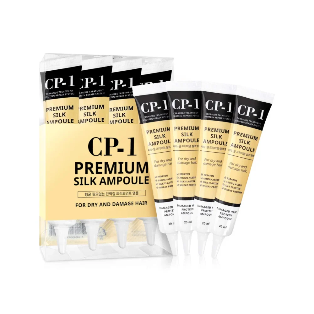 CP-1 Premium Silk plaukų ampulė su šilko proteinais, 4 vnt. po 20ml.