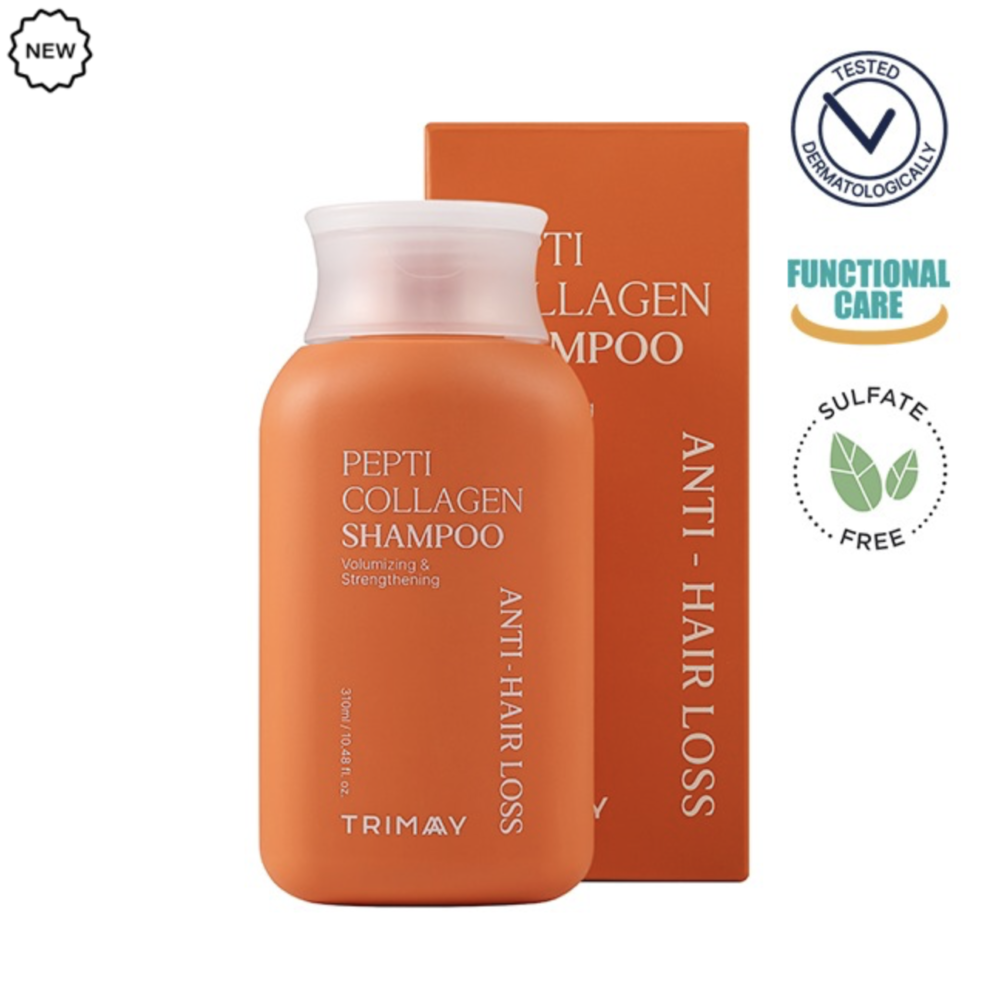 TRIMAY Pepti Collagen šampūnas nuo plaukų slinkimo, 310ml.