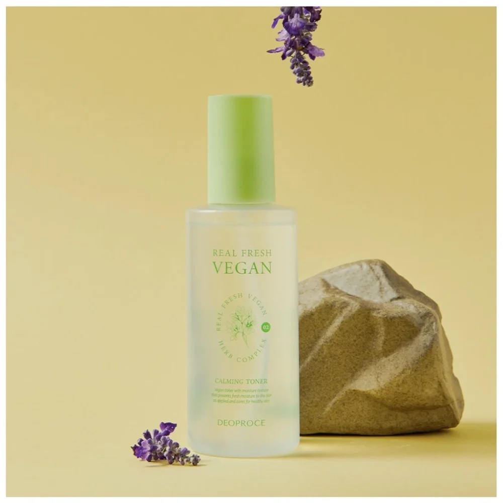 DEOPROCE Real Fresh Vegan raminamasis veido toneris, 200ml.